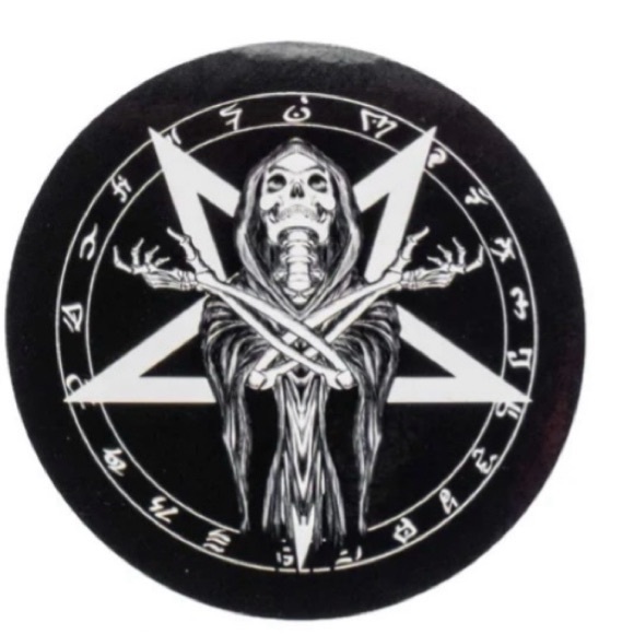 7 Goth / satanic Sticker Set - Picture 3 of 7